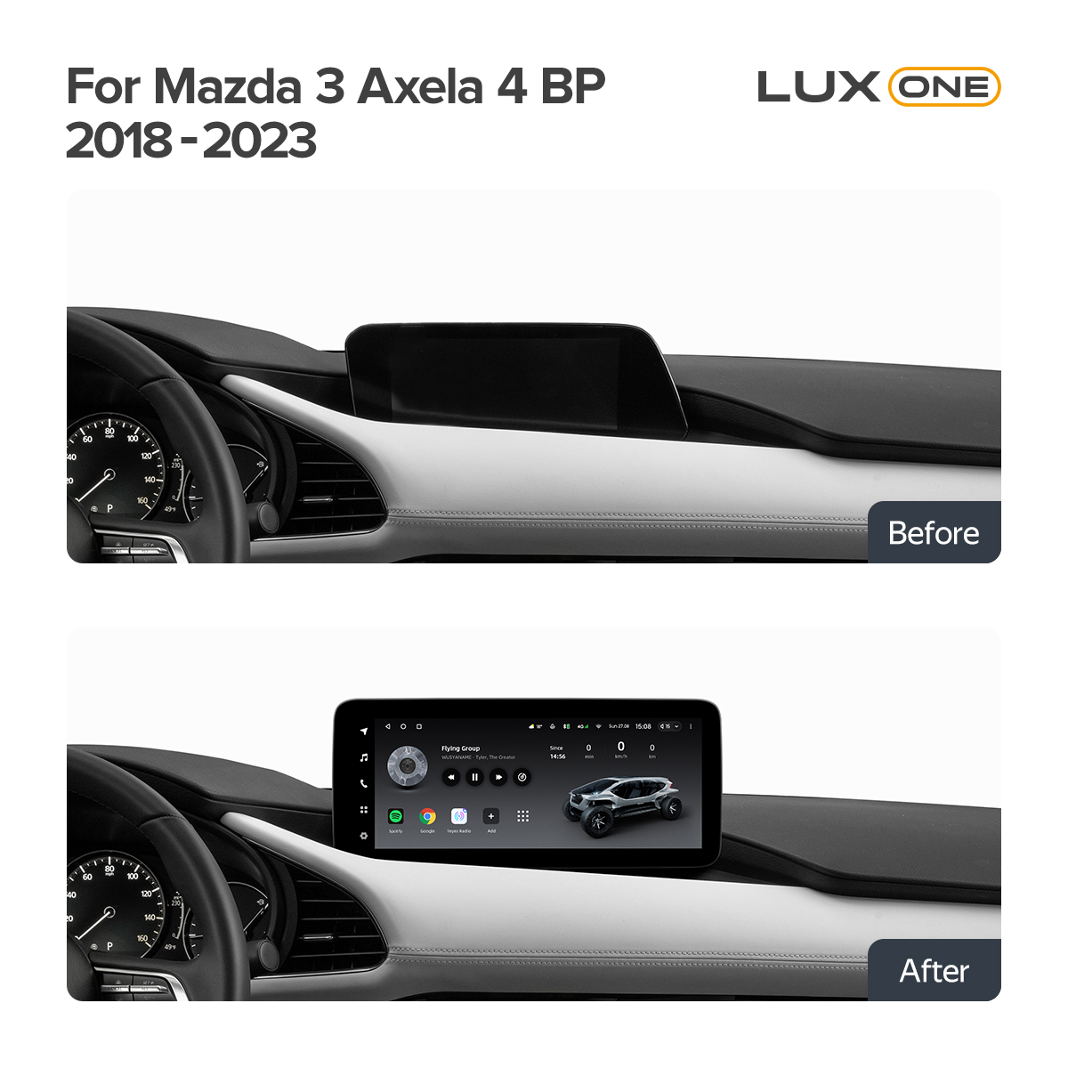 Рамка Teyes Mazda 3 BP 2018-2023 12 Lux One